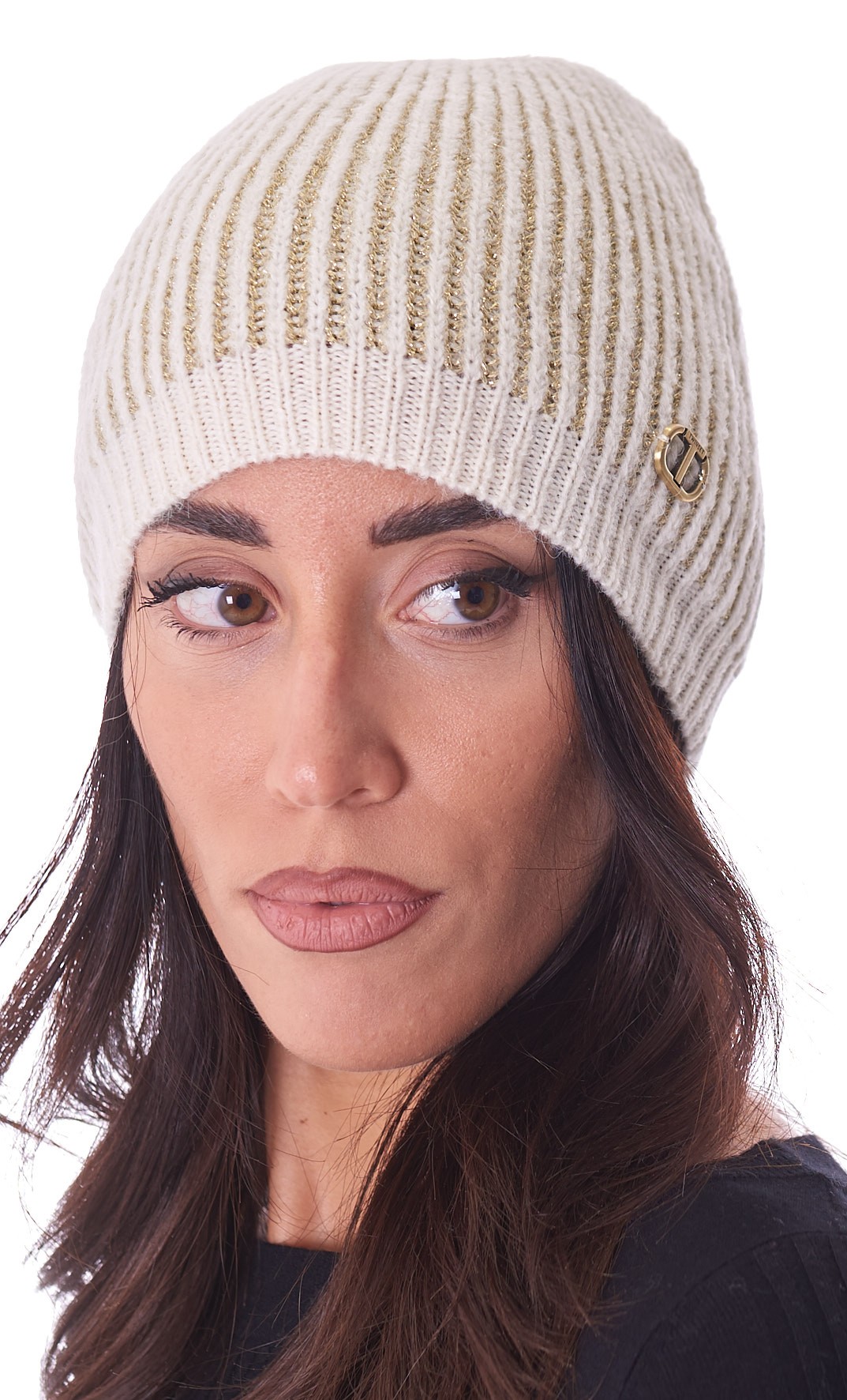 Image of CAPPELLO TWINSET A COSTE CON LUREX