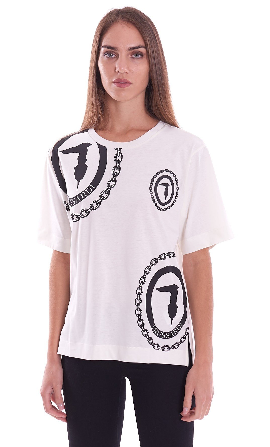 NoName T-shirt MODA DONNA Camicie & T-shirt T-shirt Stampato Bianco XXL sconto 75% 