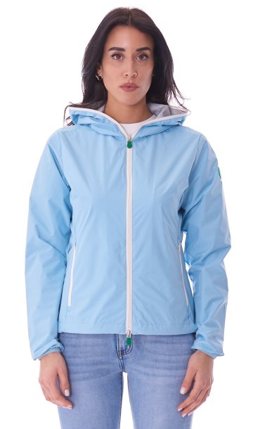 SAVE THE DUCK WOMEN LIGHT JACKET WITH HOOD