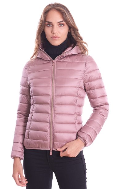 SAVE THE DUCK SHORT DOWN JACKET WITH HOOD ALEXIS