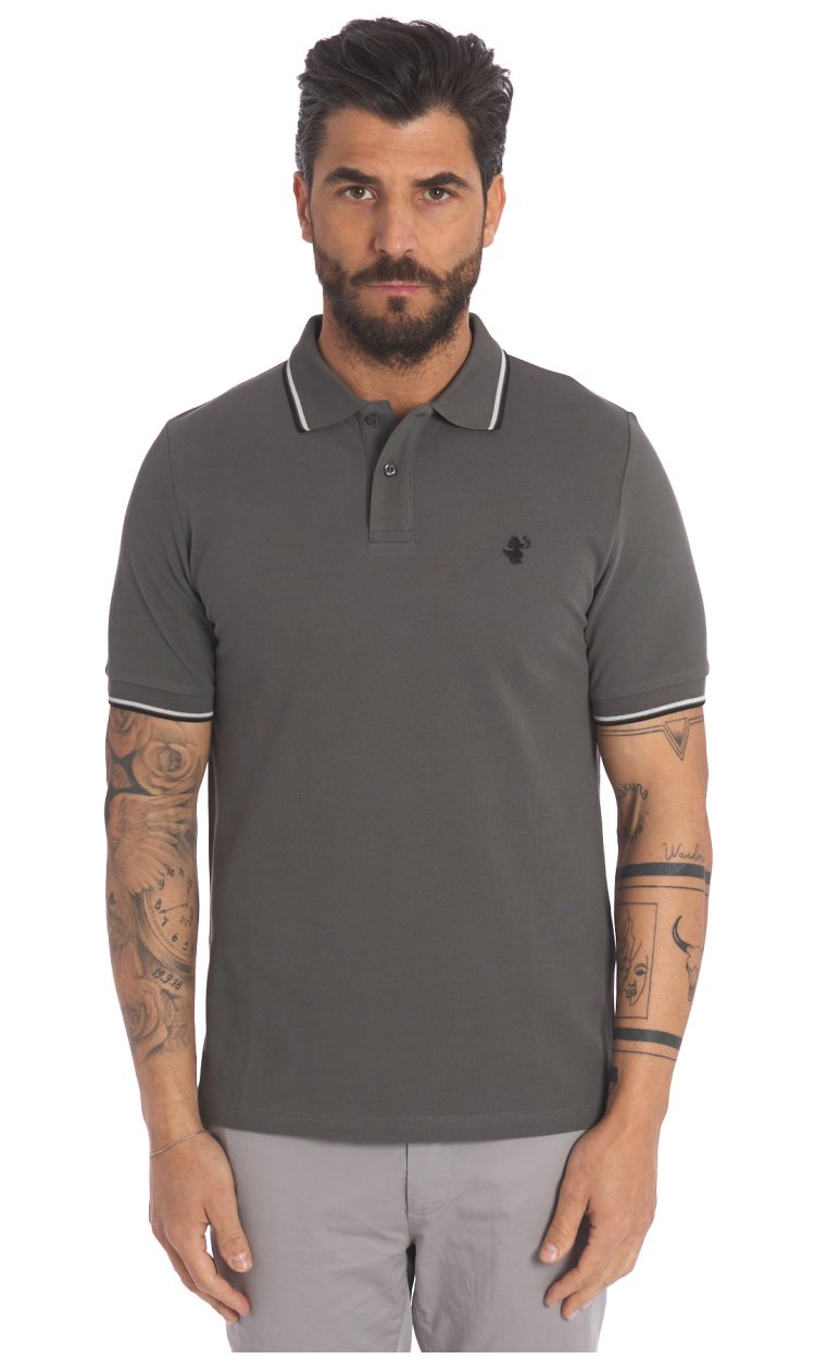 POLO SAVE THE DUCK WITH EMBROIDERED LOGO RICHARD