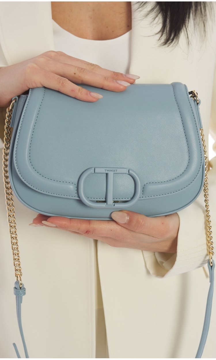 BORSA A TRACOLLA TWINSET BRERA CON LOGO